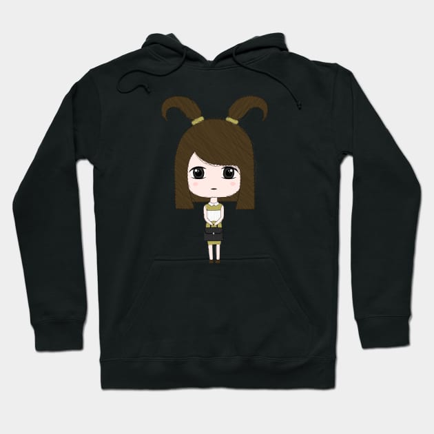 Capricorn Girl Hoodie by TheBanannaTheory